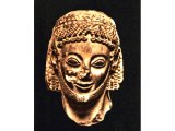 `Javan` (Gen.20:2). Attic marble head. 7th century BC. (National Museum Athens).